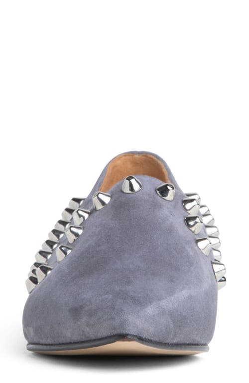 Beautiisoles Celeste Pointed Toe Loafer In Gray