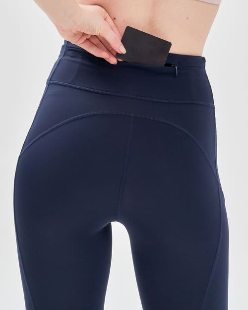 Rebody Active Shine On Silkiflex Legging 27" In Cool Navy