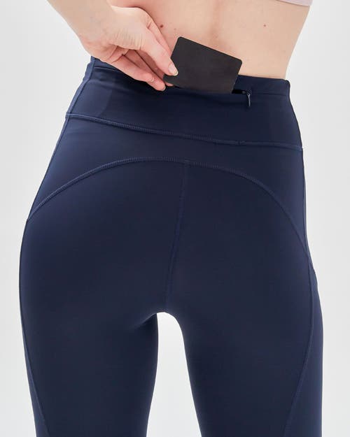 Shop Rebody Active Shine On Silkiflex Legging 27" In Cool Navy