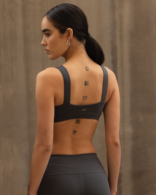 Rebody Active Contour Keyhole Cloudlux Bra In Smoke