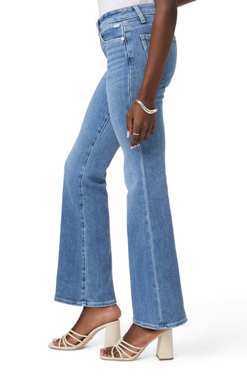 Shop Paige Laurel Canyon Flare Jeans In Flamenco Distressed