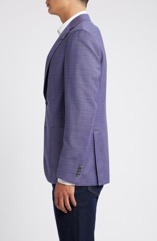 Shop Jack Victor Morton Soft Constructed Stretch Wool Sport Coat In Berry