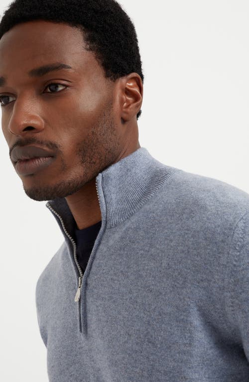 Shop Brunello Cucinelli Cashmere Sweater In Light Blue Denim