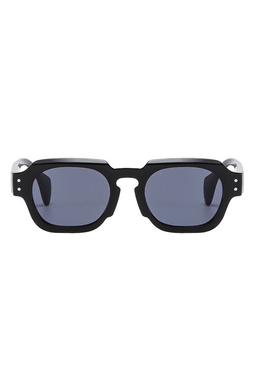 Fifth & Ninth Echo 50mm Polarized Rectangular Sunglasses In Black