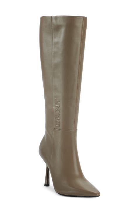 Dkny thigh high boots hotsell