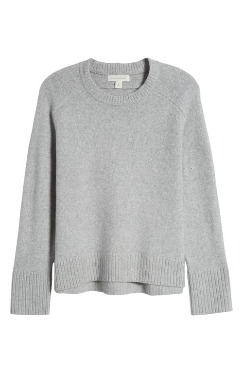 Shop Treasure & Bond Crewneck Raglan Cotton Blend Sweater In Grey Heather