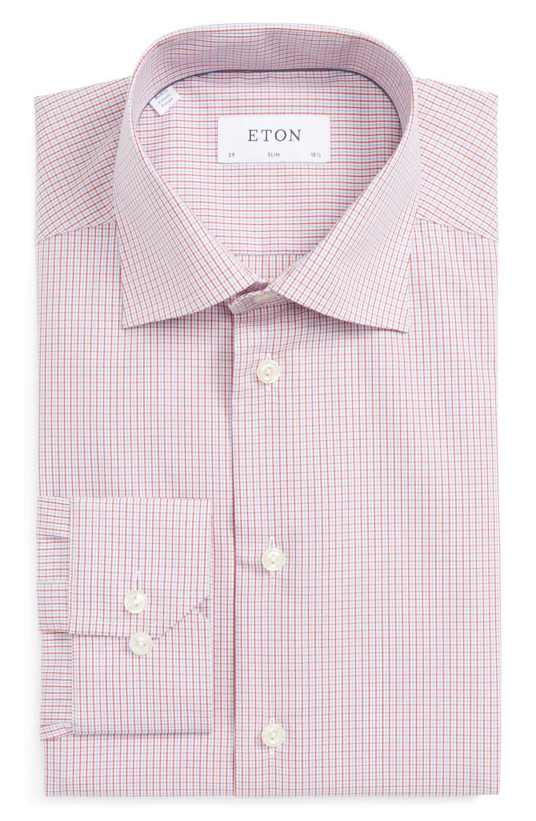 Eton Slim Fit Check Dress Shirt | Nordstrom