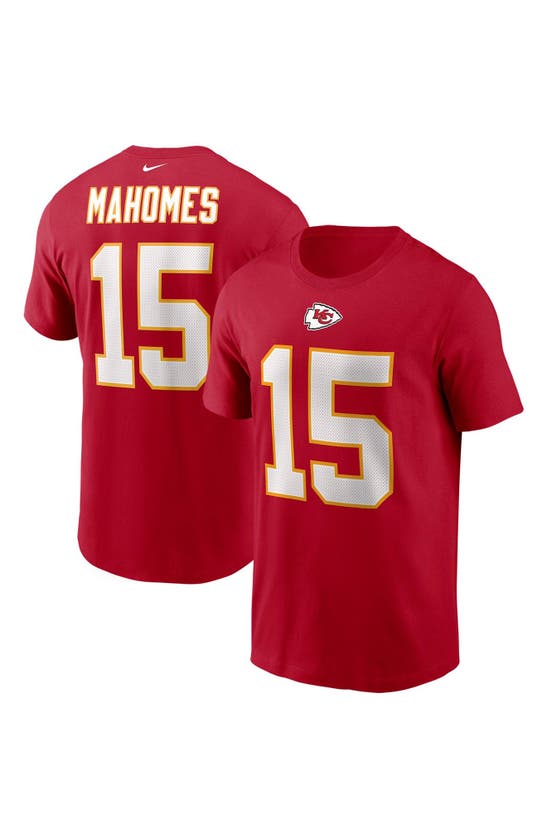 Men's Kansas City Chiefs Patrick Mahomes Nike Yellow Name Number T-Shirt