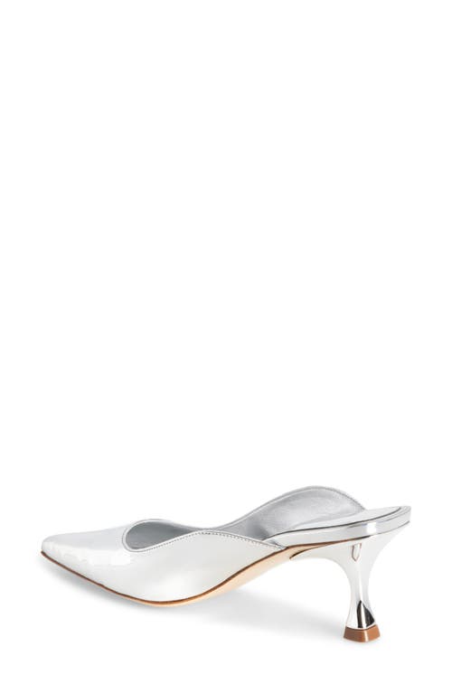 Shop Avec Les Filles Alma Asymmetric Mule In Silver