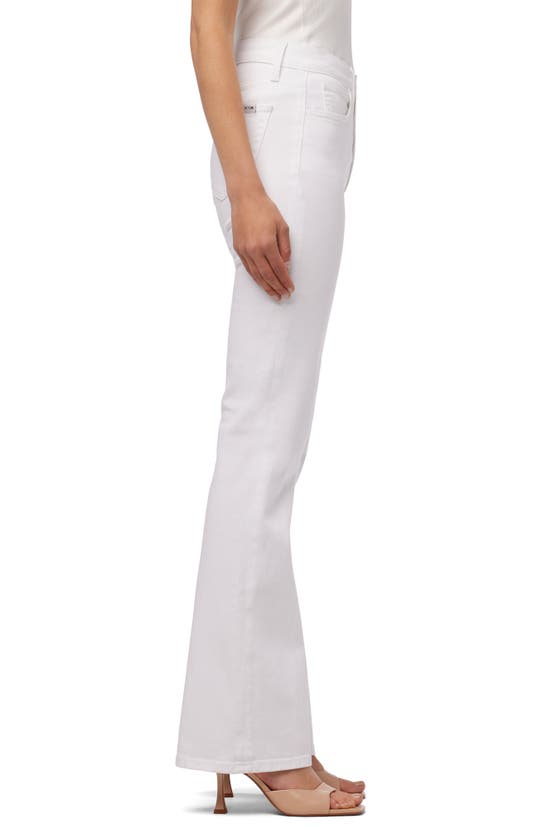 Shop Joe's High Rise Flare Jeans In White