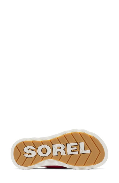Shop Sorel Viibe Asymmetric Slide Sandal In Fuchsia Fizz/sea Salt