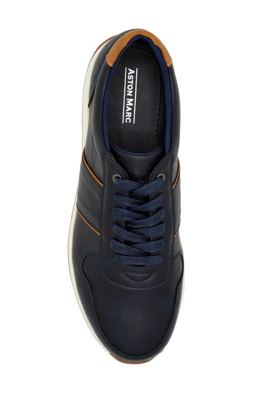 Shop Aston Marc Hart Casual Sneaker In Navy