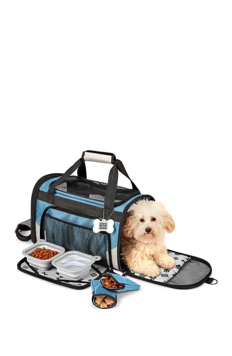 MOBILE DOG GEAR Pet Carrier Plus - Blue, Main, color, BLUE