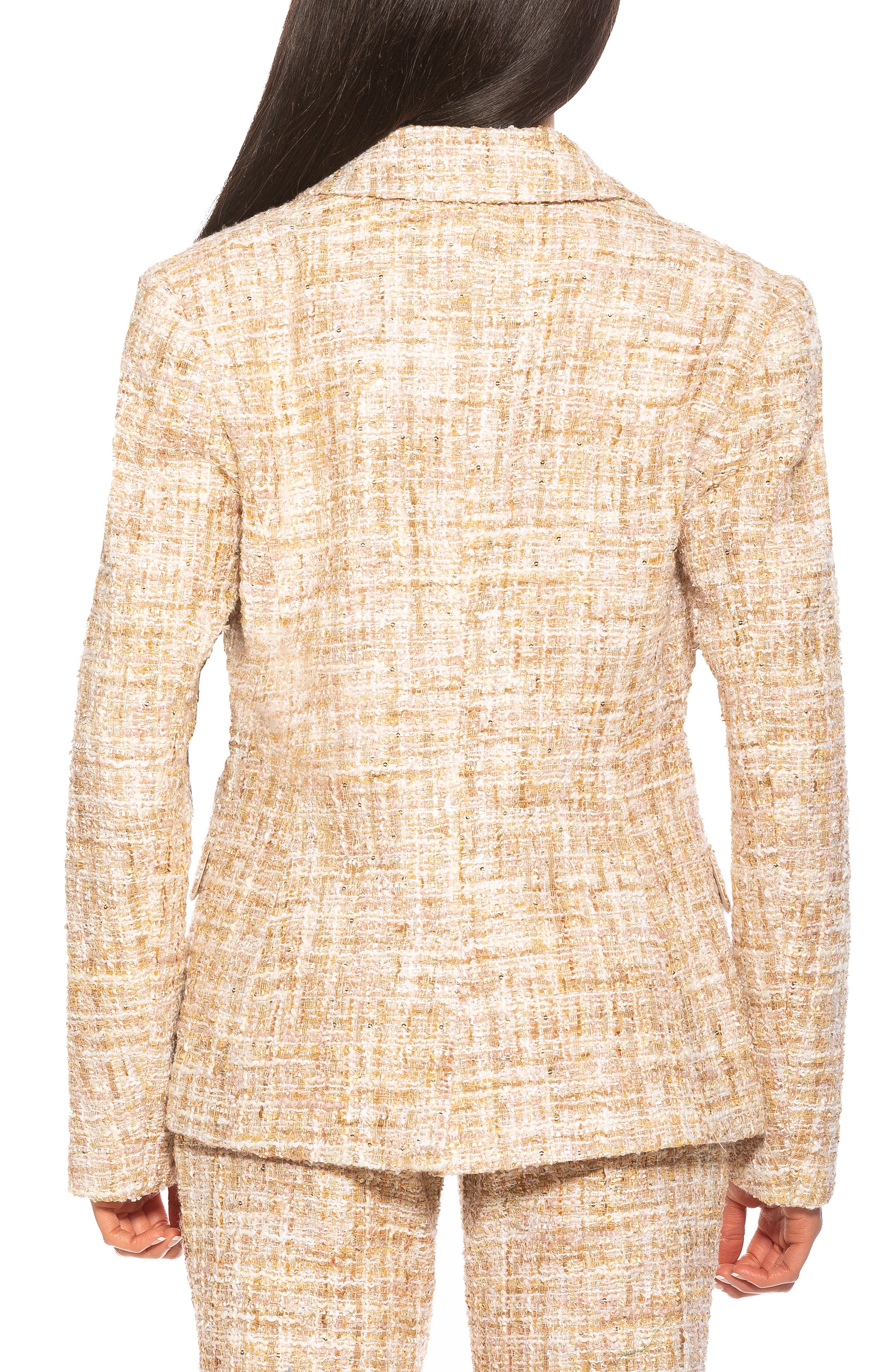 Alexia Admor Double Breasted Tweed 