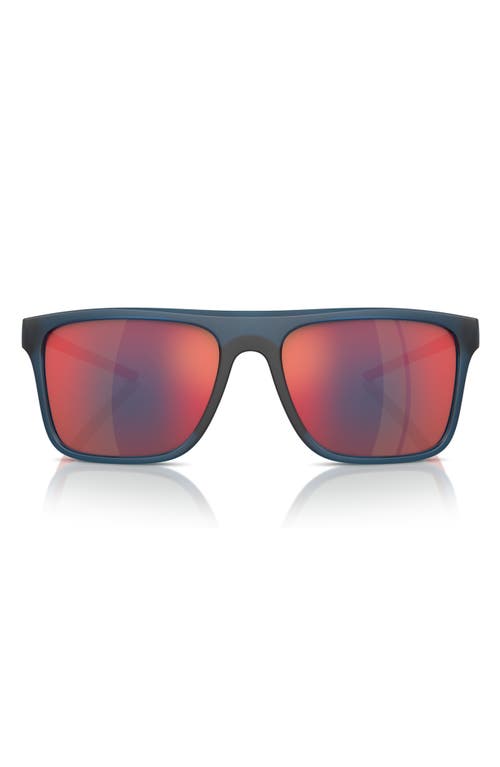 Scuderia Ferrari 58mm Square Sunglasses in Opal Blue at Nordstrom