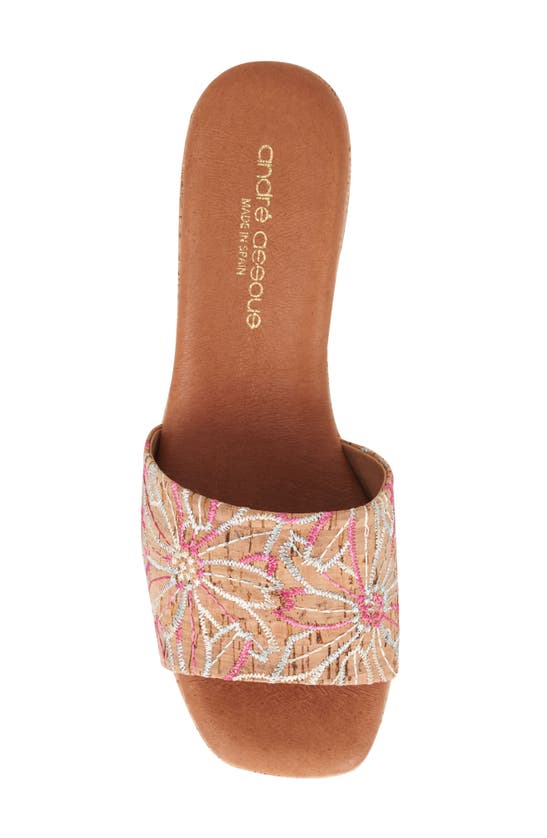 Andre Assous Cypress Slide Sandal In Multi Floral