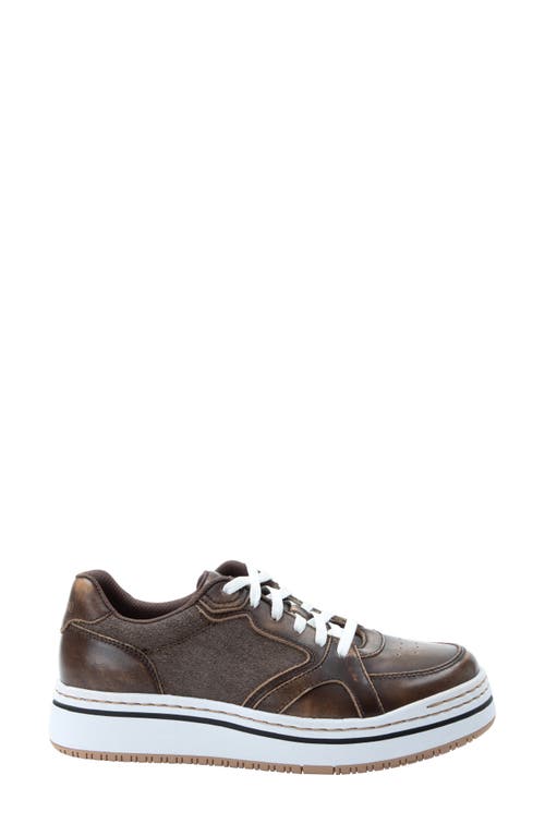 Alegria By Pg Lite Alyster Platform Sneaker In Brown