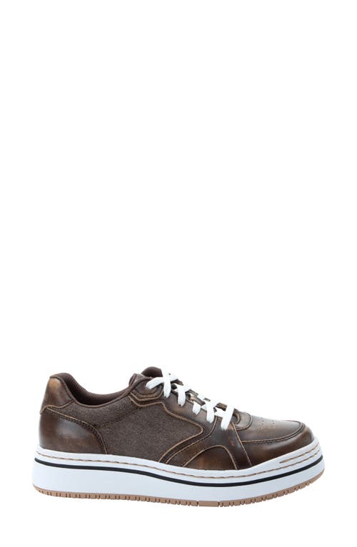 Shop Alegria By Pg Lite Alyster Platform Sneaker In Brown