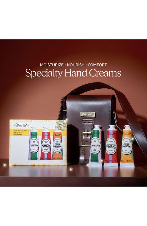 L'occitane Shea Butter Citrus Holiday Hand Cream Trio (limited Edition) $39 Value In No Color