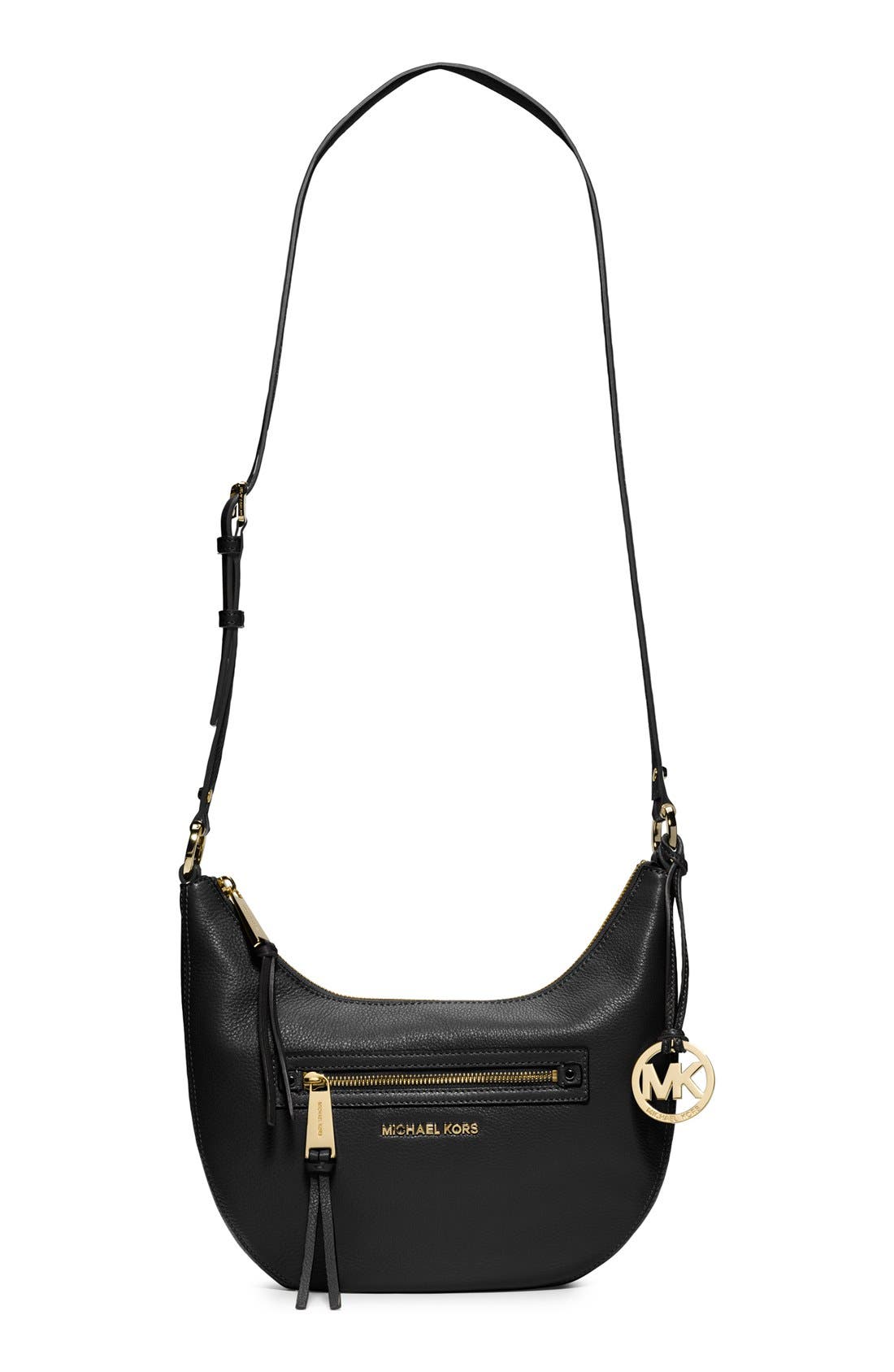 MICHAEL Michael Kors 'Small Rhea' Zip Detail Shoulder Bag Nordstrom