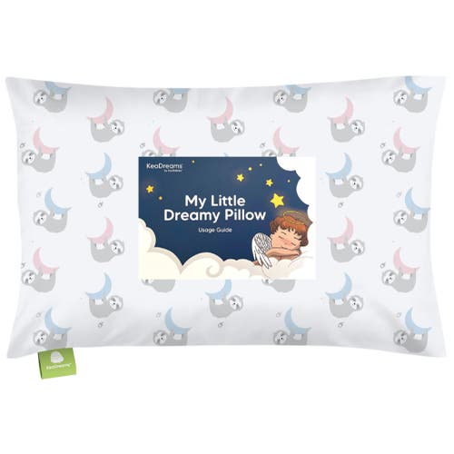 Keababies Toddler Pillow With Pillowcase In Moon Sloth
