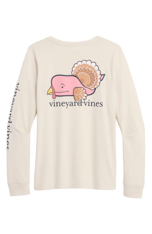 Shop Vineyard Vines Pocket Long Sleeve Graphic T-shirt In Stone