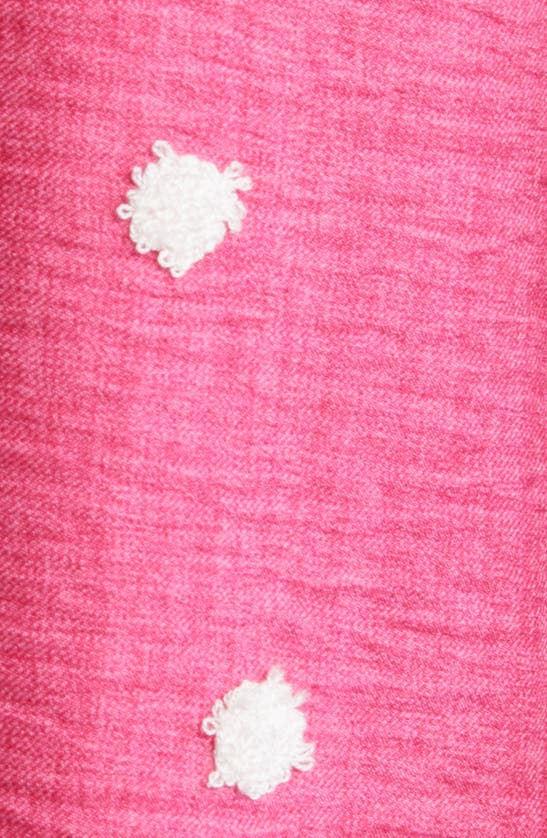 Loveappella Tie Shoulder Sleeveless Top In Fuchsia