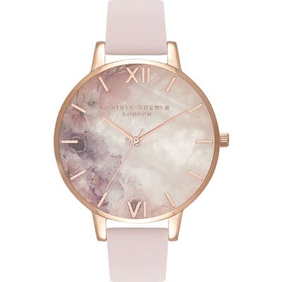 Olivia Burton Leather Strap Watch,