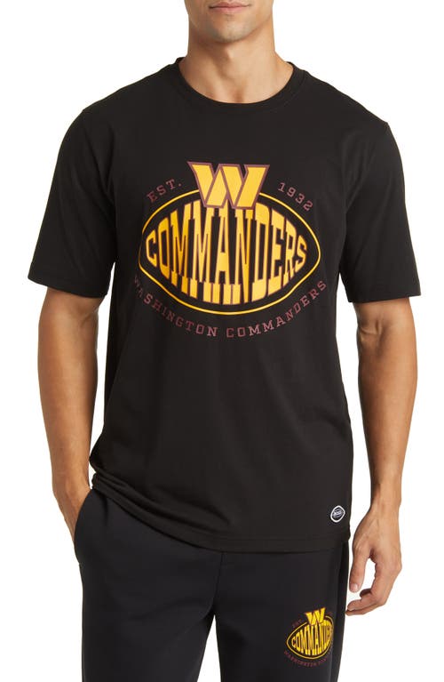 Hugo Boss Boss X Nfl Stretch Cotton Graphic T-shirt In Washington Commanders Black