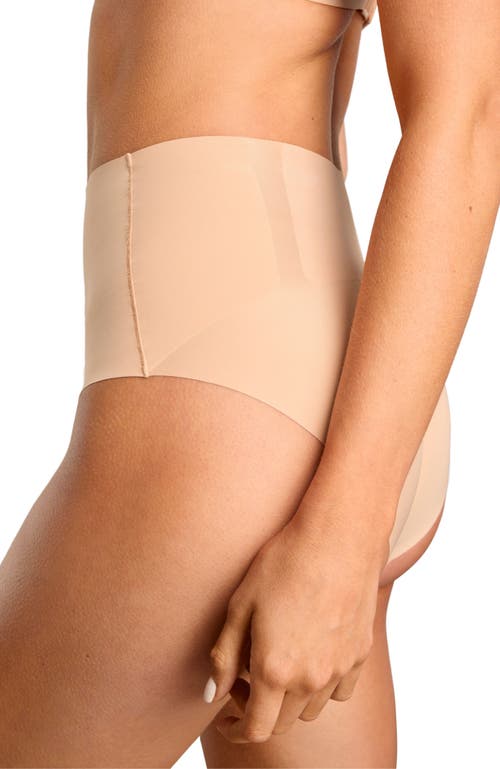 Shop Siella No Show Shapewear Brief In Maple Sugar