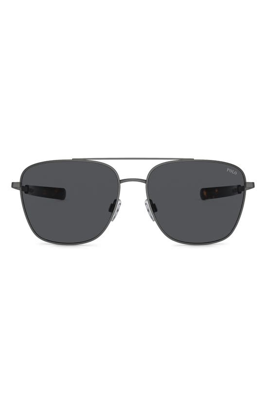 POLO POLO 59MM PILOT SUNGLASSES