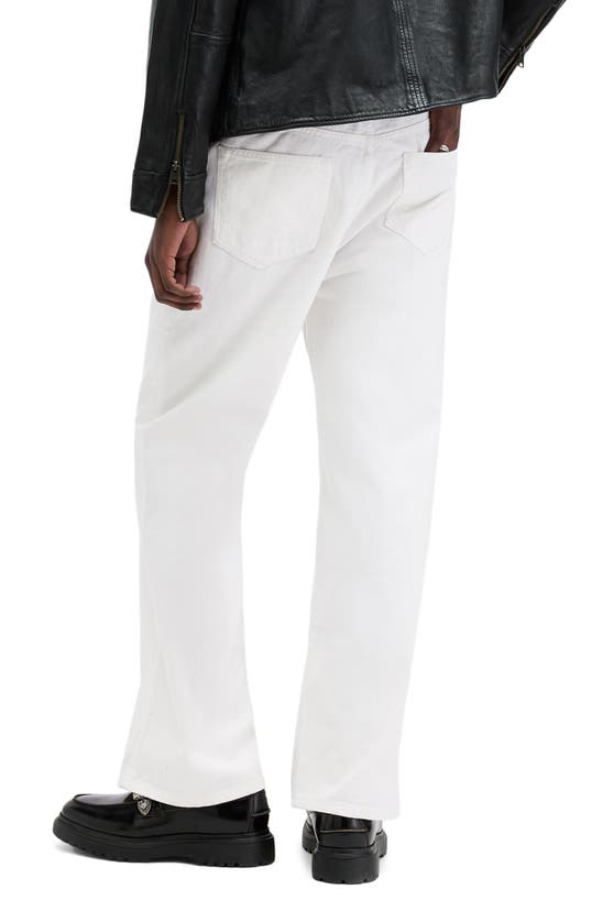 Shop Allsaints Lenny Flare Leg Denim Jeans In Off White