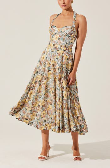 ASTR the Label Floral Print Maxi Skirt Nordstrom