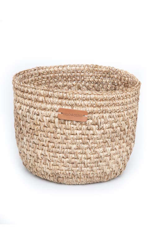 Shop Tallo De Olivo Fique Bread Basket In Natural