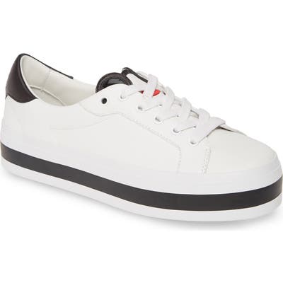 Alicia + Olivia Elisha Low Top Sneaker, White