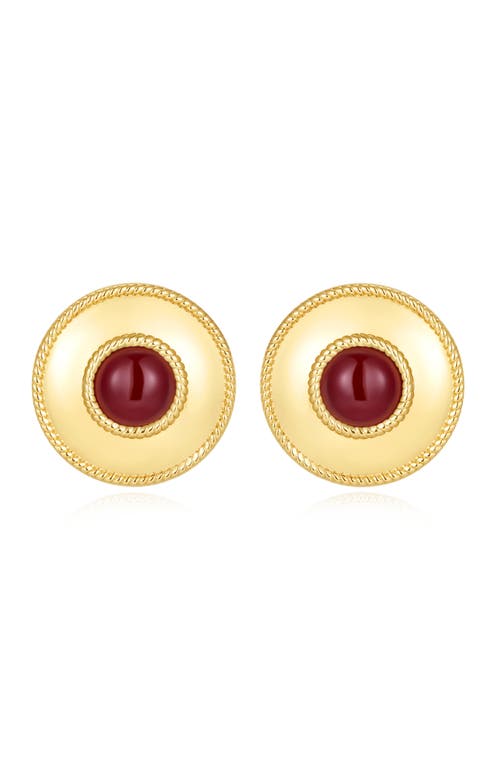 Luv AJ The Shiraz Stud Earrings in Gold at Nordstrom