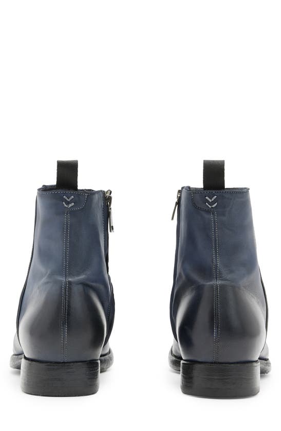 Shop John Varvatos Regent Ankle Boot In Blue Stone