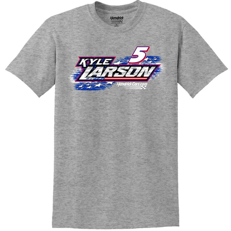 Shop Hendrick Motorsports Team Collection Gray Kyle Larson  Stars & Stripes T-shirt