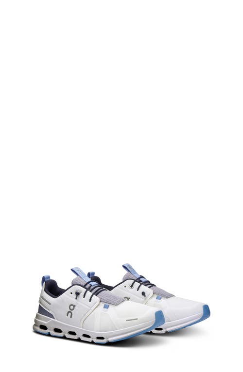 On Kids' Cloud Sky Running Sneaker In White