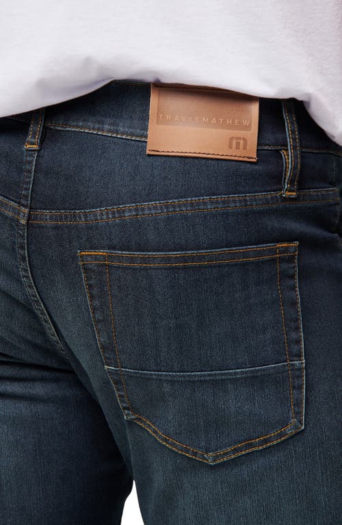 Travismathew Legacy Featherweight Straight Leg Jeans In Indigo