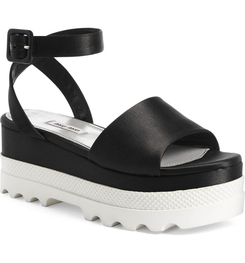 Miu Miu Platform Sandal (Women) | Nordstrom