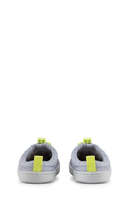 Hopfrög Kids Hoppuff Quilted Slipper In Dynamic Gray