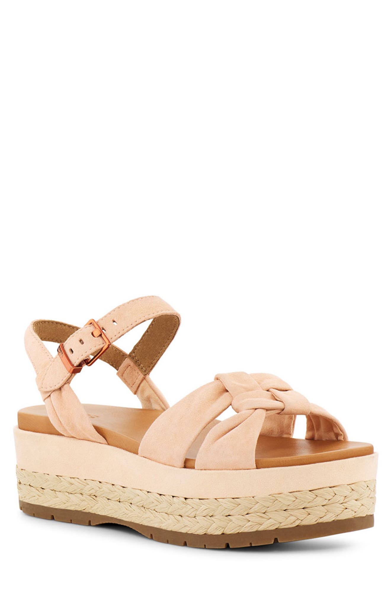 orange espadrille sandals