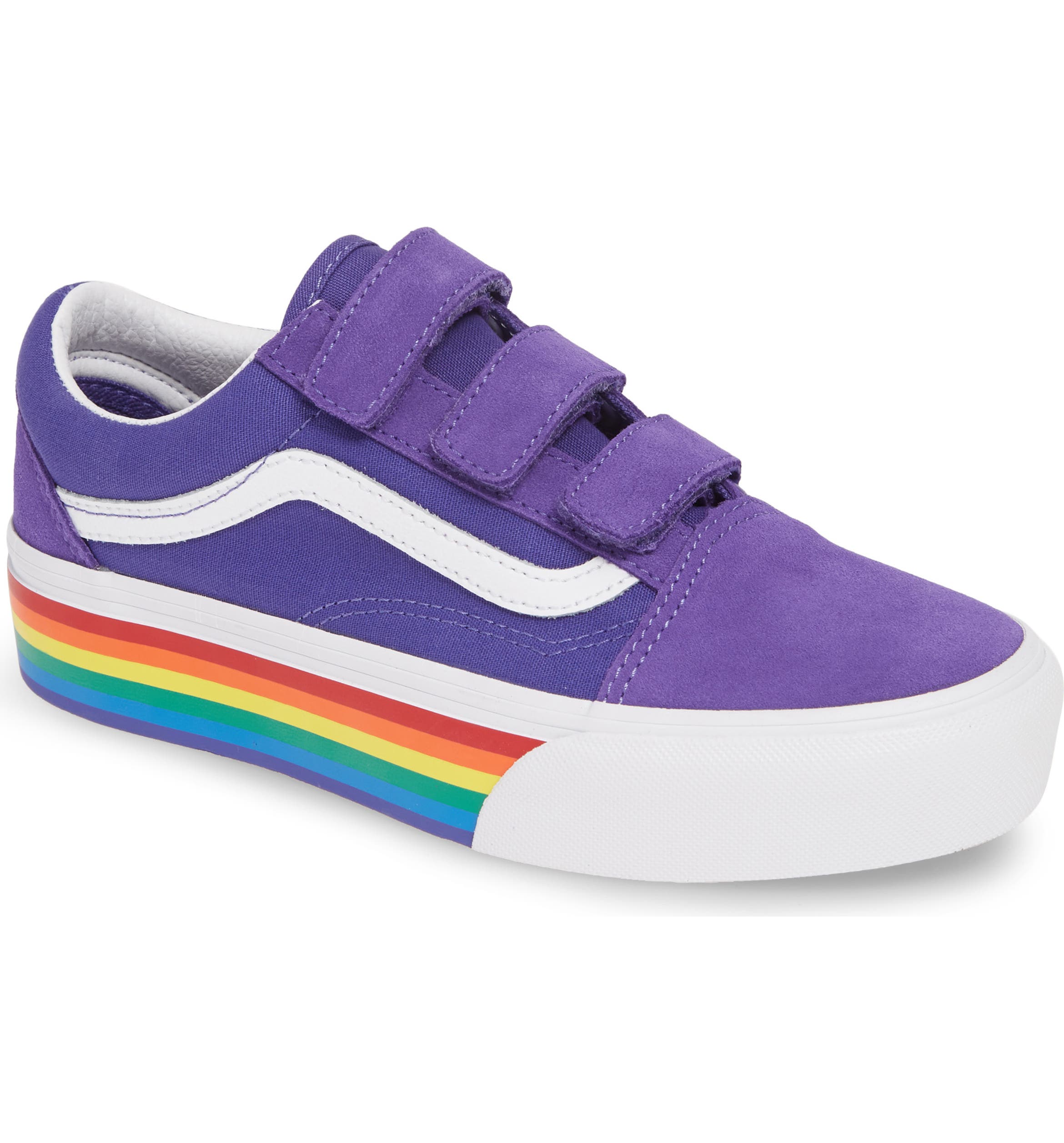 Boys rainbow vans Clearance