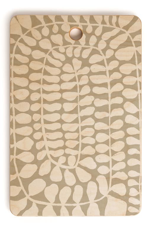 Deny Designs Alisa Galitsyna One Hundred Leaves Cutting Board in Green