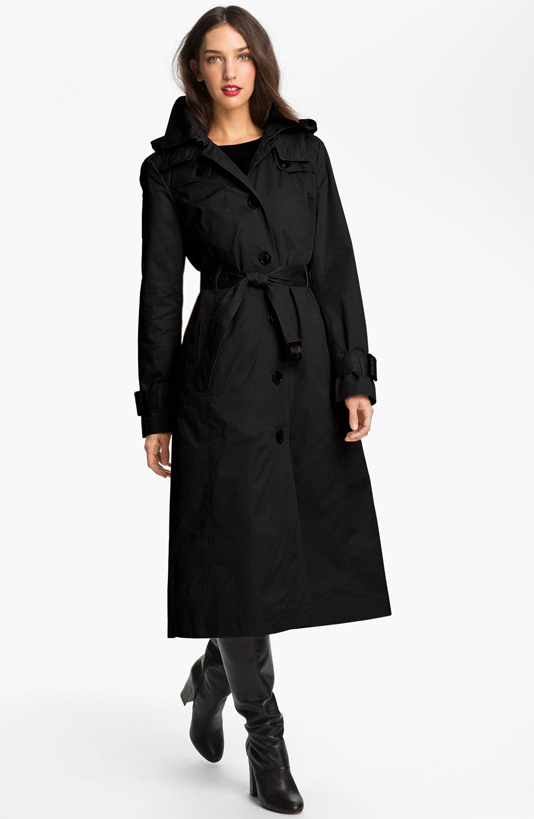 London Fog Long Trench Raincoat Nordstrom