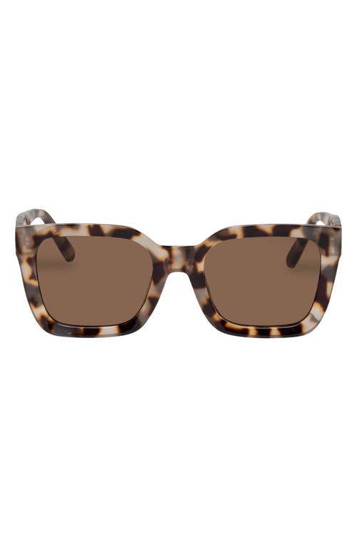 Abstraction 54mm Rectangular Sunglasses in Cookie Tort