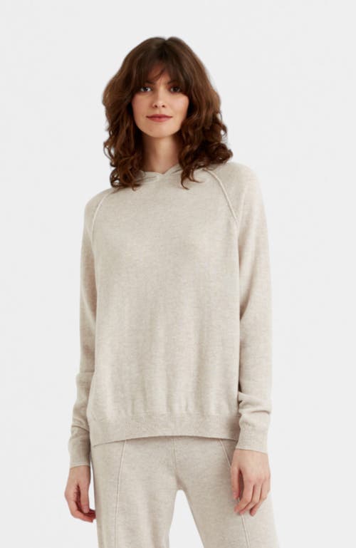 Chinti & Parker Wool Cashmere Luxe Lounge Boxy Hoodie For Women In Oatmeal