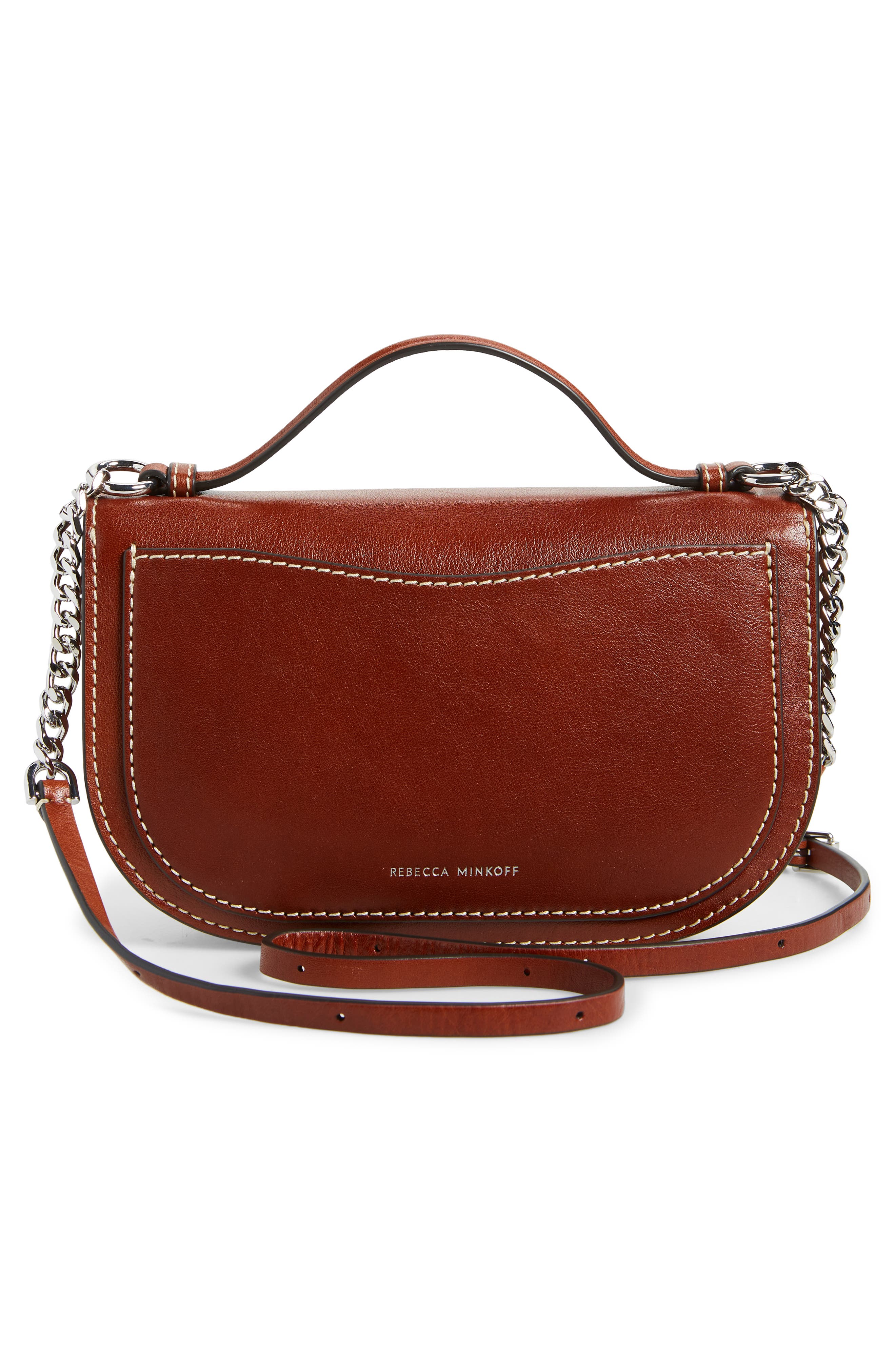 Rebecca Minkoff Megan Half Moon Leather 