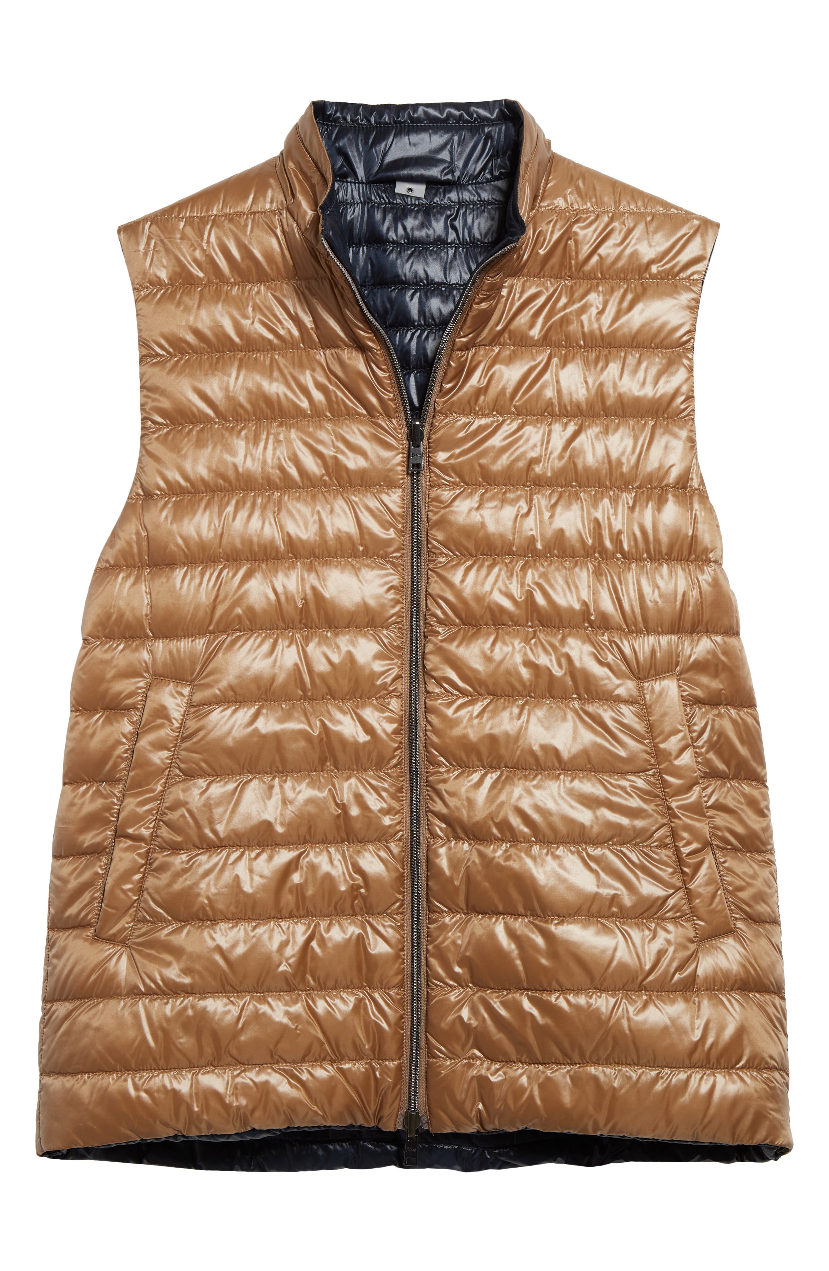 Herno | Light Camel Wool Silk Nylon Padded Jacket